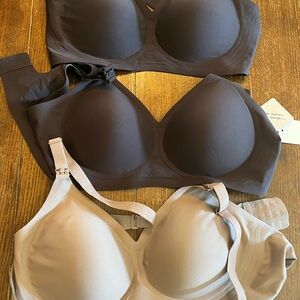 NWT Bliss Nursing Bra - 2 Black and 1 Nude